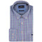 Fynch-Hatton Μπλε/Ροζ Καρό Πουκάμισο Button Down - 1413  5030