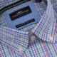 Fynch-Hatton Μπλε/Ροζ Καρό Πουκάμισο Button Down - 1413  5030