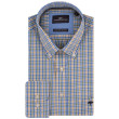 Fynch-Hatton Μπλε/Κίτρινο Καρό Πουκάμισο Button Down - 1413  5030