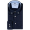 Fynch-Hatton Μπλε Σκούρο Πουκάμισο 100% Linen - 1413  6000