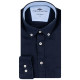 Fynch-Hatton Μπλε Σκούρο Πουκάμισο 100% Linen - 1413  6000