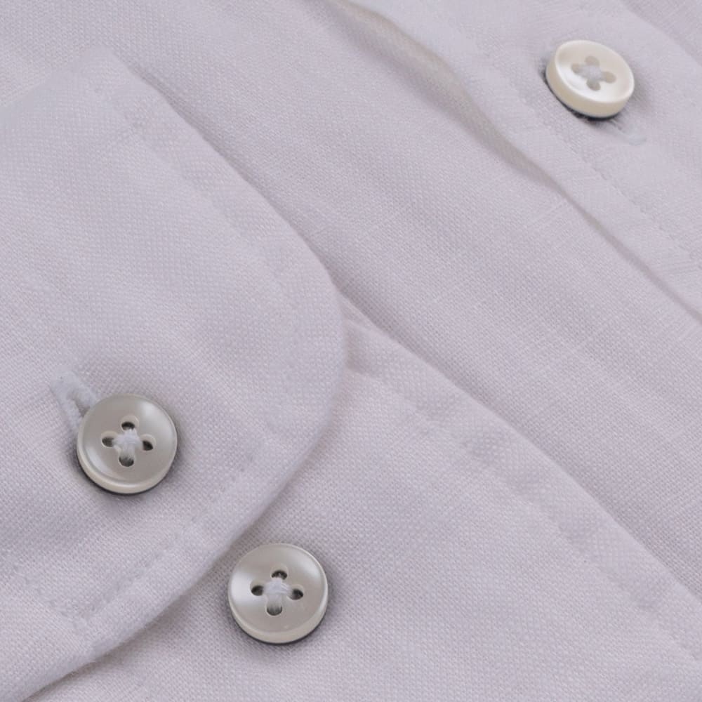 Fynch-Hatton Λευκό Πουκάμισο 100% Linen - 1413  6000