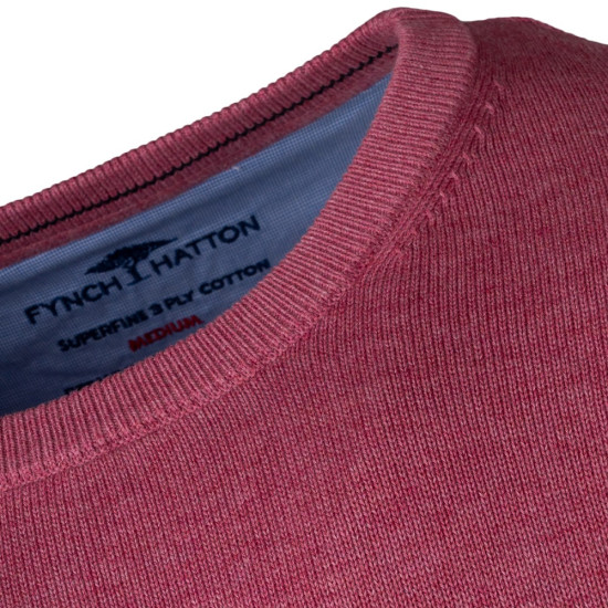 Fynch-Hatton Ροζ Πουλόβερ C Neck - 1414  210