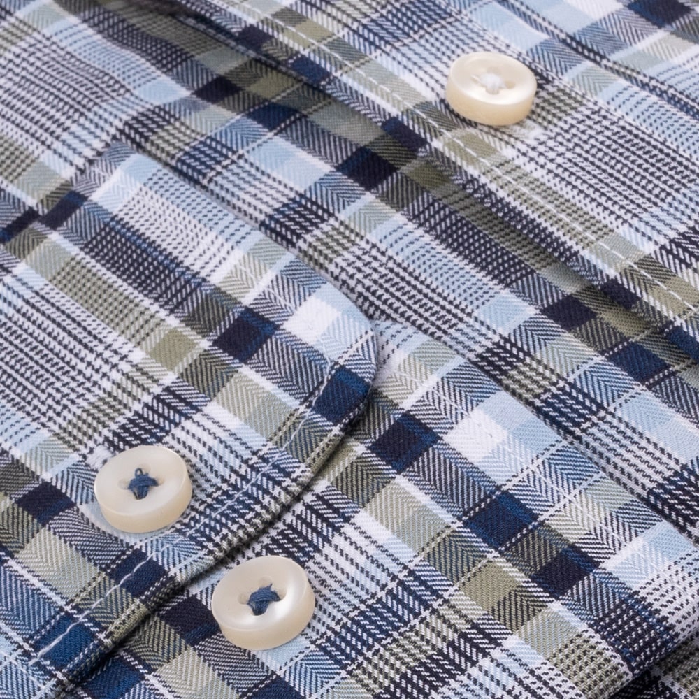 Fynch-Hatton Μπλε Πουκάμισο Button Down - 1414  5000