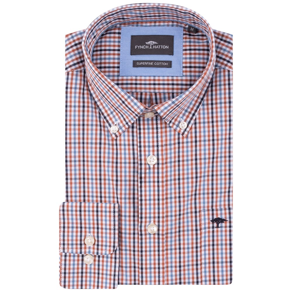 Fynch-Hatton Κόκκινο Πουκάμισο Button Down - 1414  5030