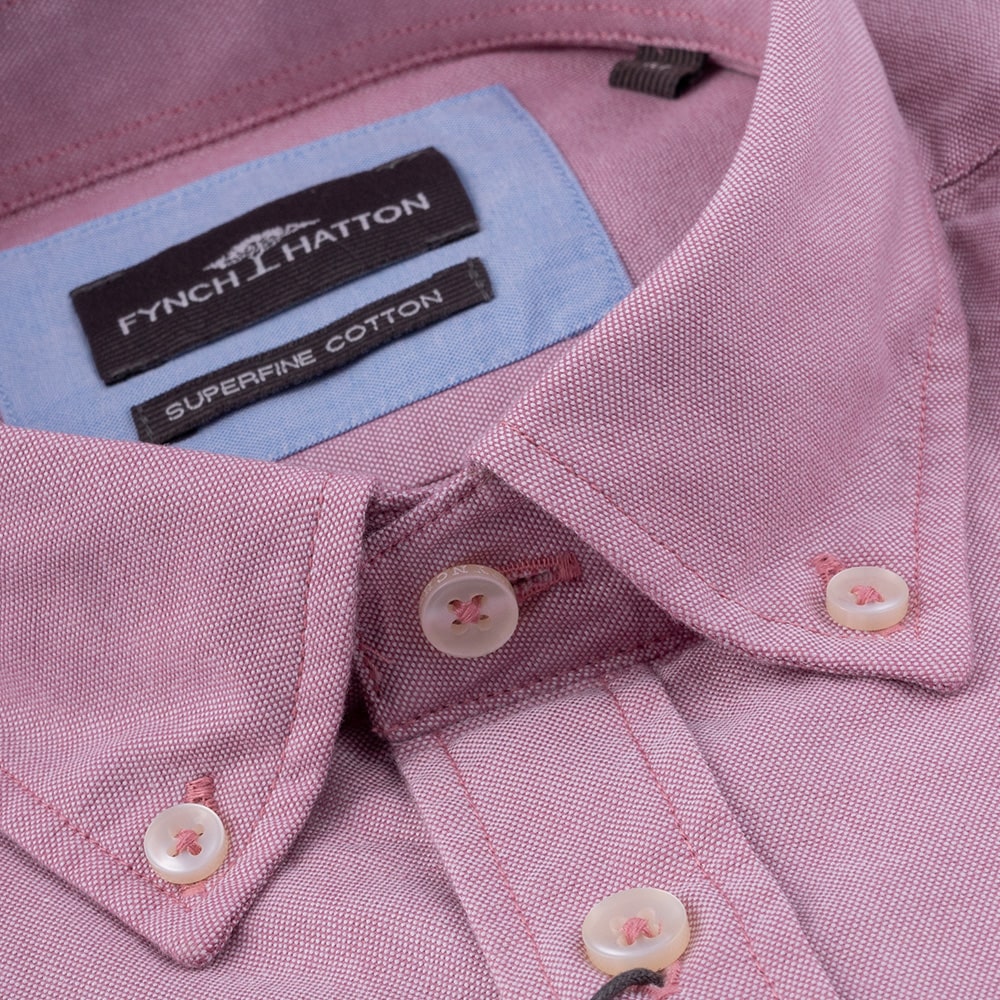Fynch-Hatton Σομόν Πουκάμισο Button Down - 1414  6050