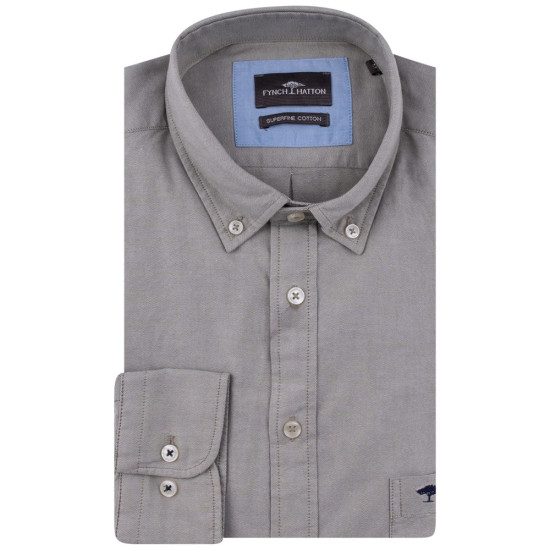 Fynch-Hatton Χακί Πουκάμισο Button Down - 1414  6050