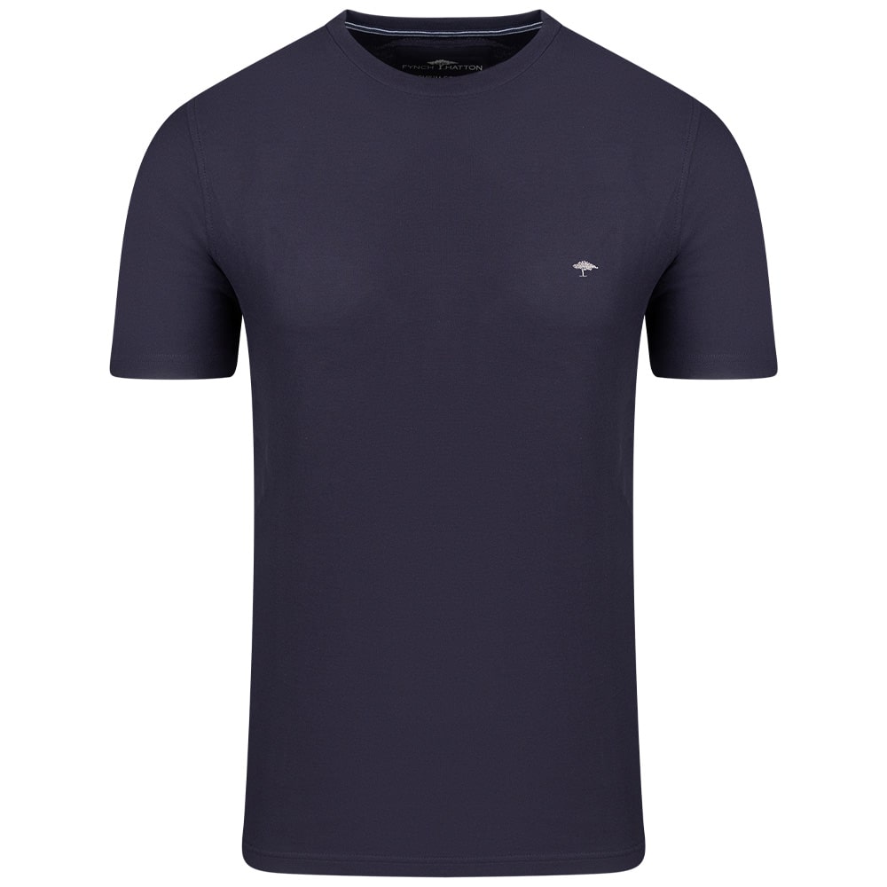 Fynch-Hatton Μπλε Σκούρο T-shirt C Neck - 1503  1707