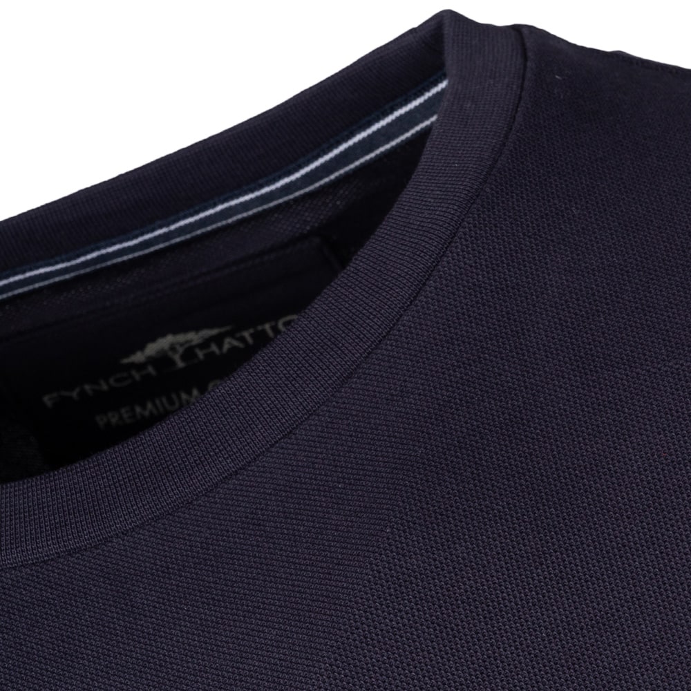 Fynch-Hatton Μπλε Σκούρο T-shirt C Neck - 1503  1707