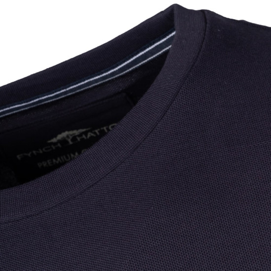 Fynch-Hatton Μπλε Σκούρο T-shirt C Neck - 1503  1707