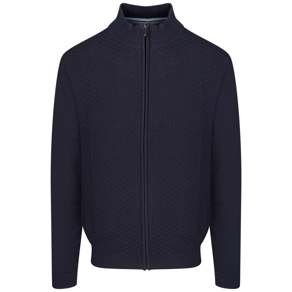 Fynch-Hatton Μπλε Ζακέτα High Neck - 1508  645