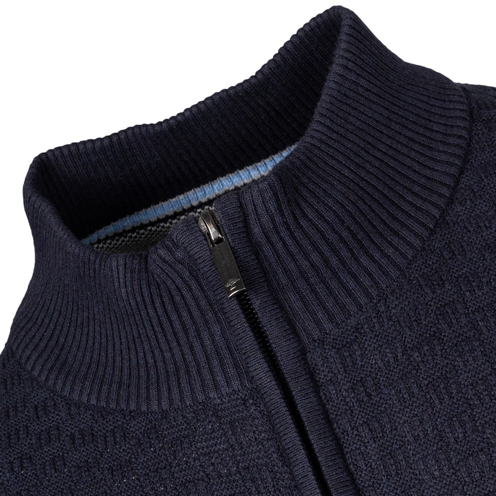 Fynch-Hatton Μπλε Ζακέτα High Neck - 1508  645