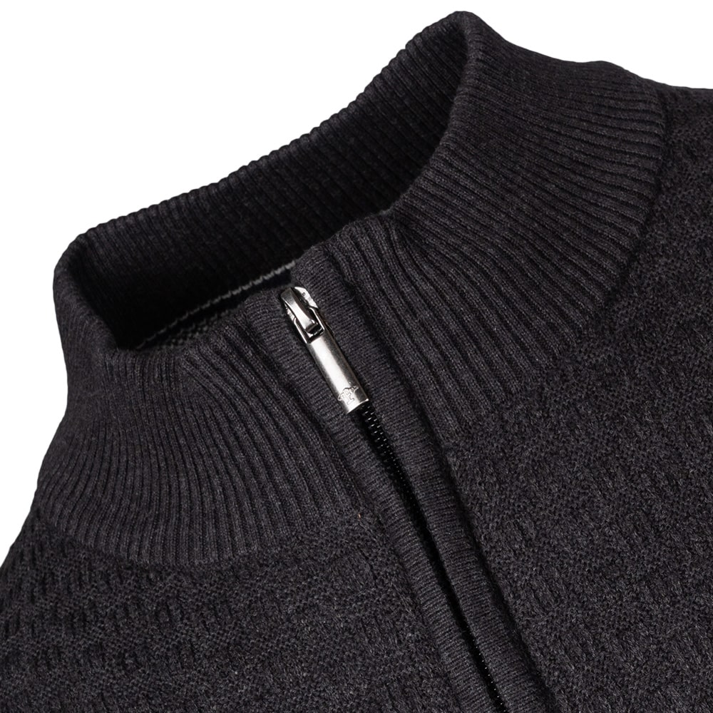 Fynch-Hatton Μαύρη Ζακέτα High Neck - 1508  645