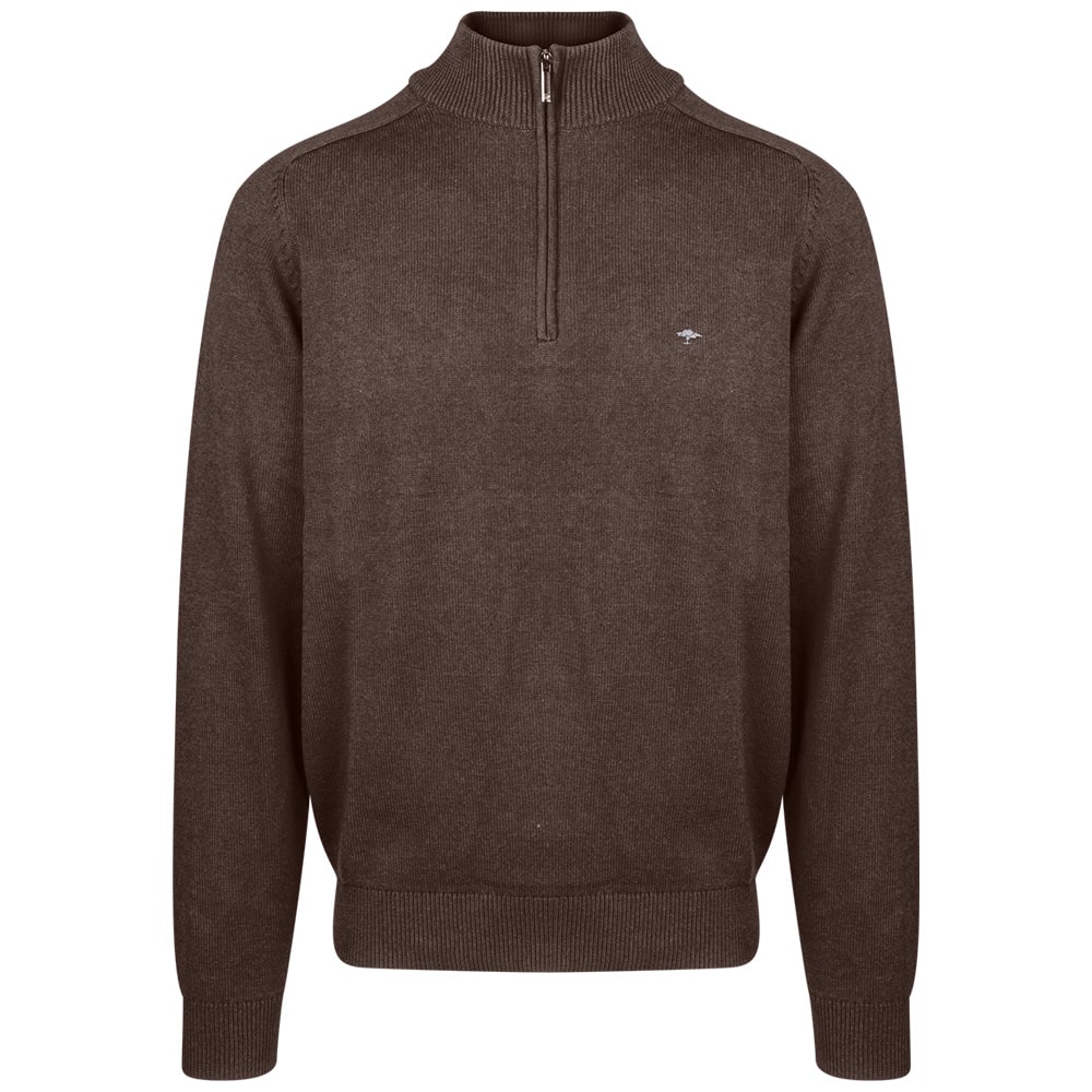 Fynch-Hatton Καφέ Half Zip - 1509  203