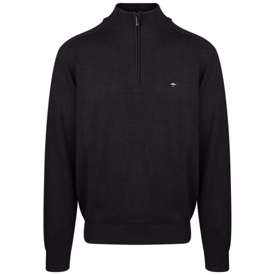 Fynch-Hatton Μαύρο Half Zip - 1509  203