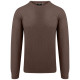 Fynch-Hatton Καφέ Πουλόβερ C Neck 100% Wool - 1509  715