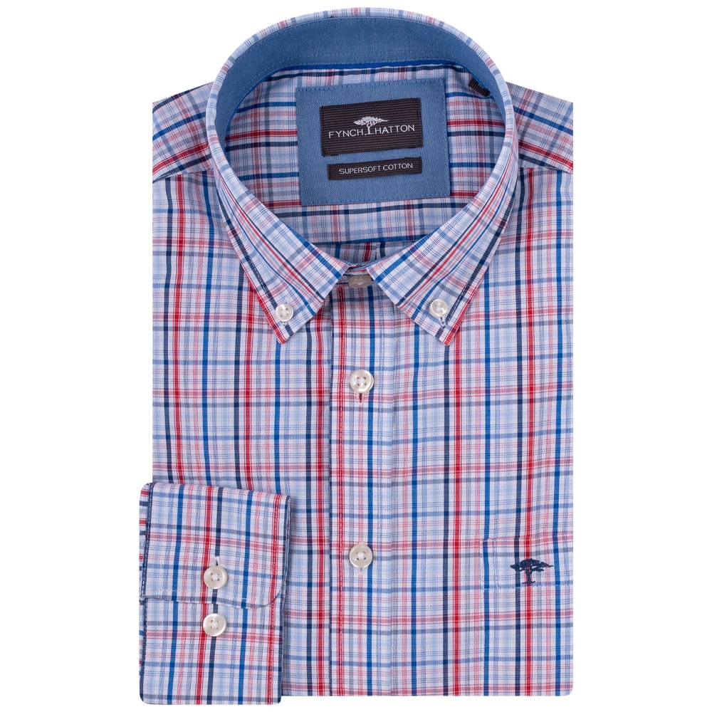 Fynch-Hatton Κόκκινο Πουκάμισο Button Down - 1513  5350