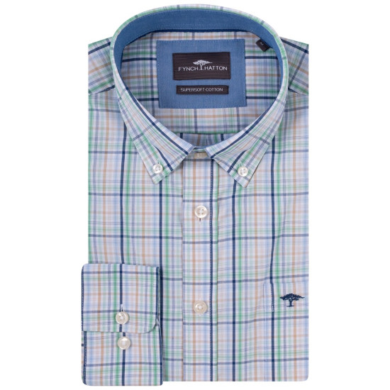 Fynch-Hatton Πράσινο Πουκάμισο Button Down - 1513  5350