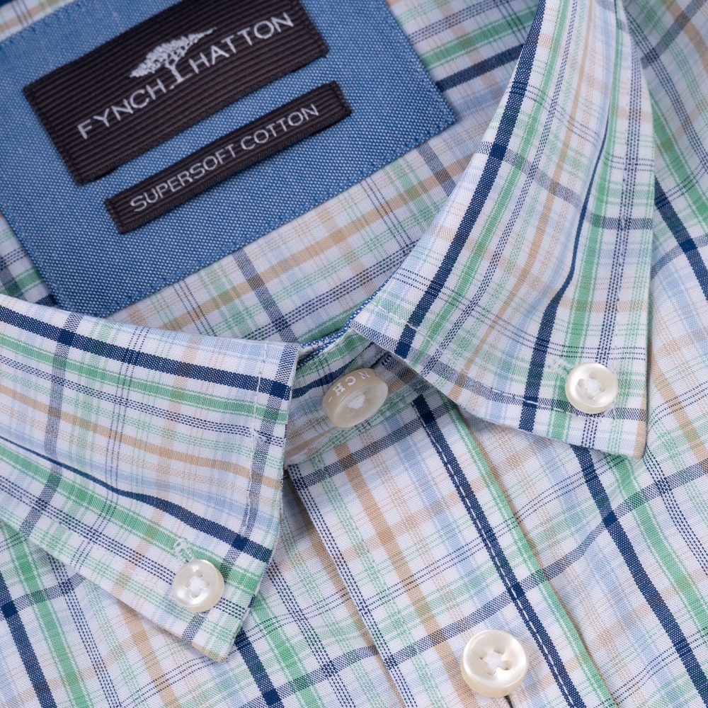 Fynch-Hatton Πράσινο Πουκάμισο Button Down - 1513  5350