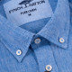 Fynch-Hatton Μπλε Πουκάμισο Button Down 100% Linen - 1513  6000