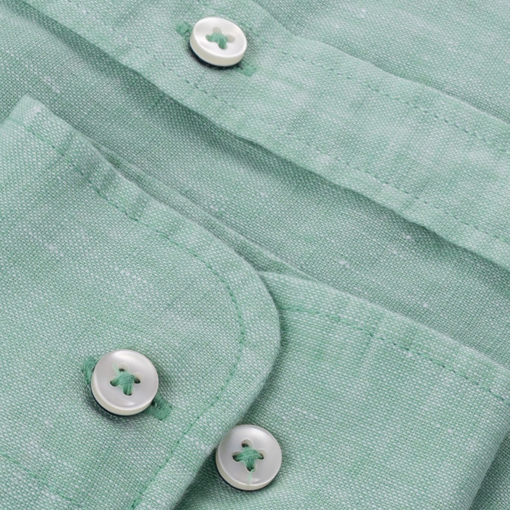 Fynch-Hatton Λαχανί Πουκάμισο Button Down 100% Linen - 1513  6000