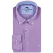 Fynch-Hatton Λιλά Πουκάμισο Button Down 100% Linen - 1513  6000