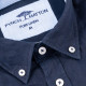 Fynch-Hatton Μπλε Σκούρο Πουκάμισο Button Down 100% Linen - 1513  6000
