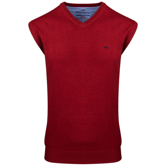 Fynch-Hatton Κόκκινη Καζάκα V Neck - 1514  214
