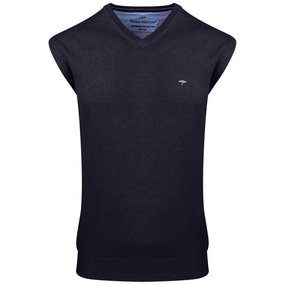 Fynch-Hatton Μπλε Καζάκα V Neck - 1514  214