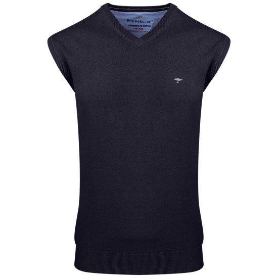 Fynch-Hatton Μπλε Καζάκα V Neck - 1514  214