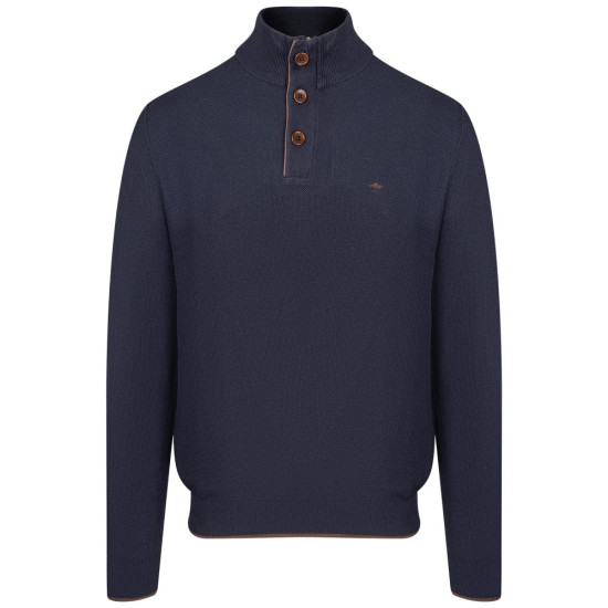 Fynch-Hatton Μπλε Half Zip - 1514  219