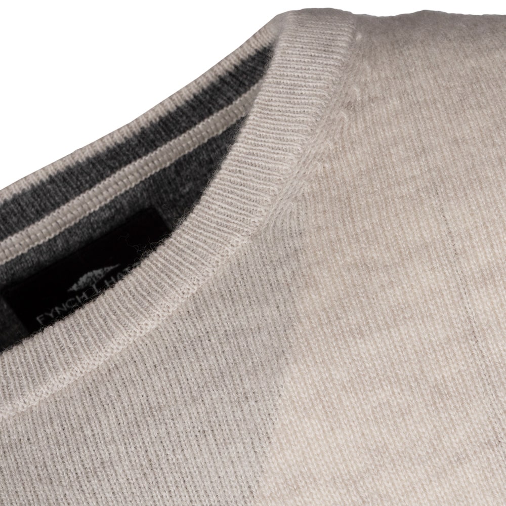 Fynch-Hatton Εκρού Πουλόβερ C Neck - 1514  800