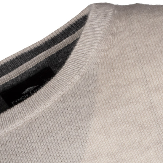 Fynch-Hatton Εκρού Πουλόβερ C Neck - 1514  800