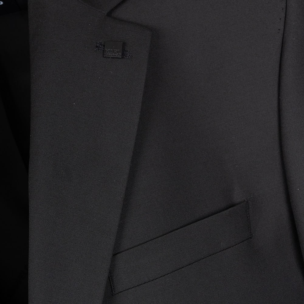 Karl Lagerfeld Μαύρο Κουστούμι 3 pcs με Γιλέκο - 155200 551012