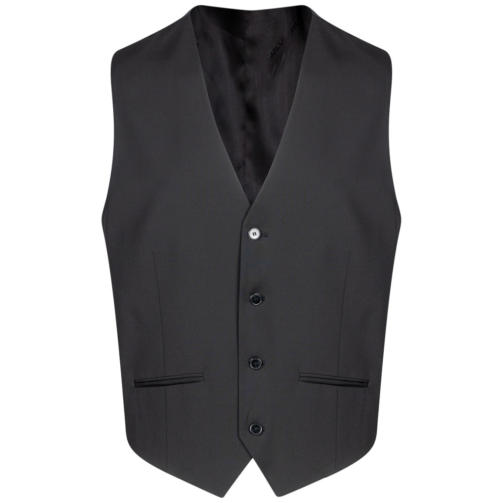Karl Lagerfeld Μαύρο Κουστούμι 3 pcs με Γιλέκο - 155200 551012