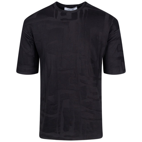 Vittorio Μαύρο T-Shirt C Neck - 200-2526-012