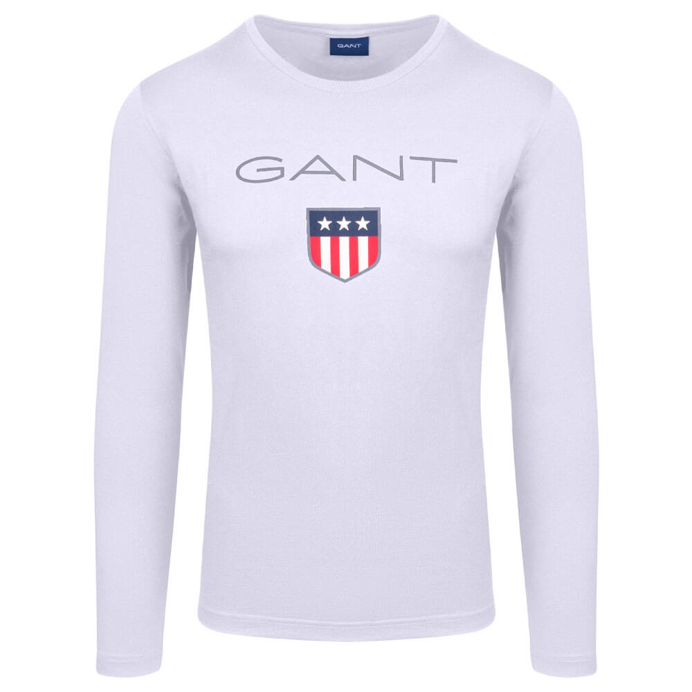 Gant Λευκή Μπλούζα C Neck - 3G2004006