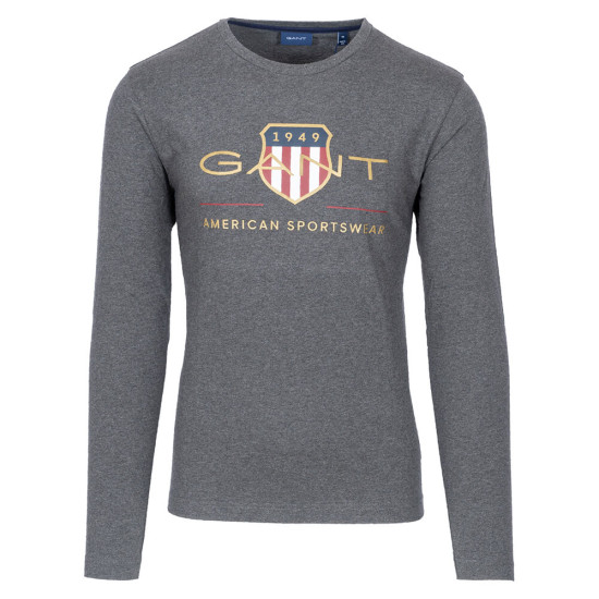 Gant Μπλούζα Round Neck 100% Cotton 3G2004028 Ανθρακί