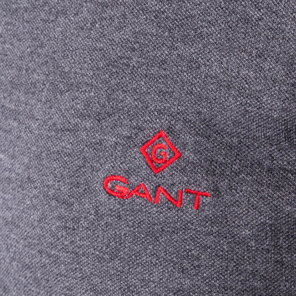 Gant Γκρι Μακρυμάνικο polo - 3G2055003
