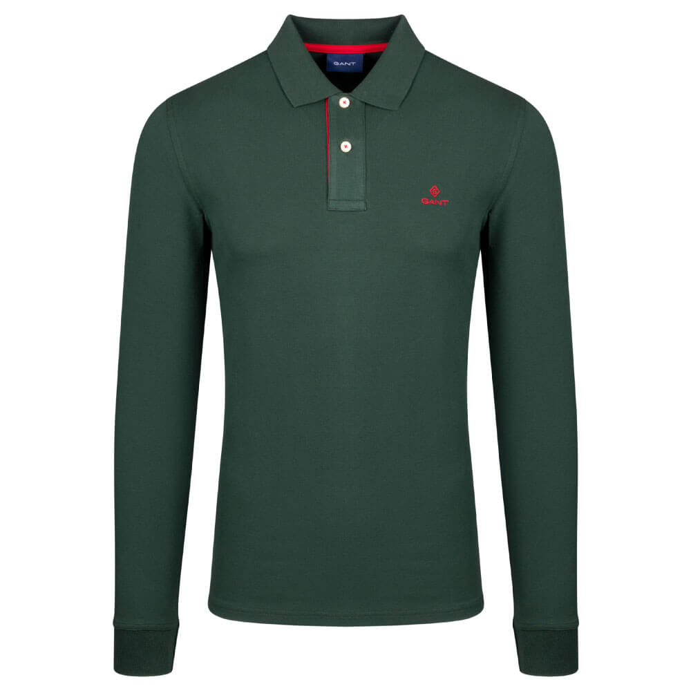Gant Πράσινο Μακρυμάνικο polo - 3G2055003