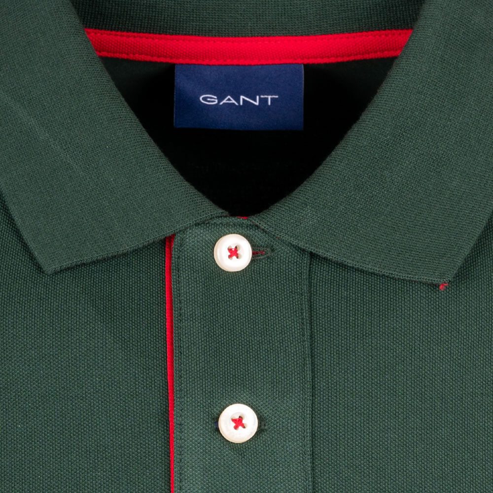 Gant Πράσινο Μακρυμάνικο polo - 3G2055003