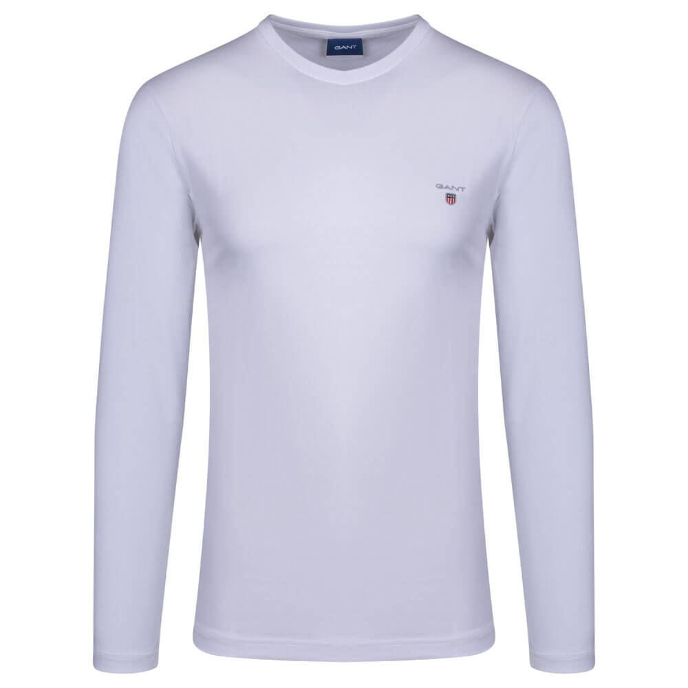 Gant Μπλούζα Round Neck 100% Cotton 3G234502 Λευκό