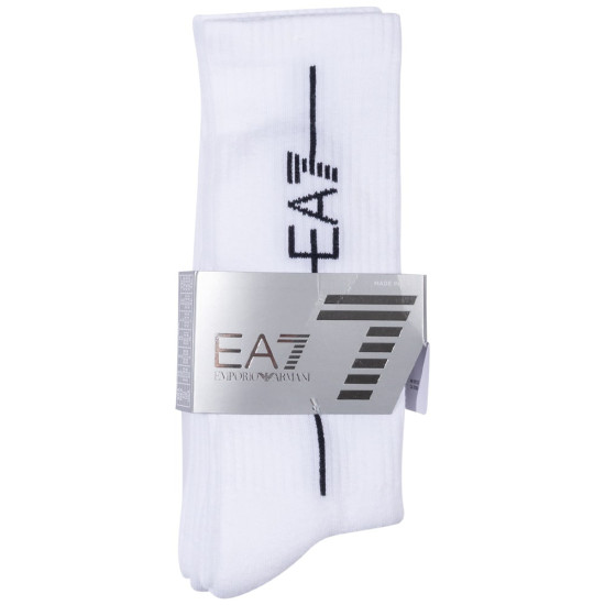 Emporio Armani EA7 Λευκές Κάλτσες 2Pcs - 246002CC999