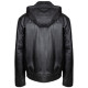 Guy Laroche Μαύρο Δερμάτινο Μπουφάν 100% Leather - 270