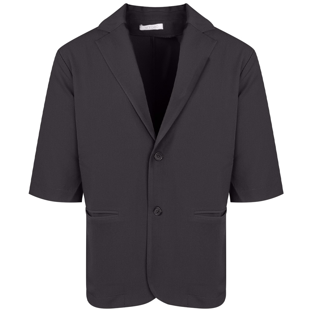 Vittorio Μαύρο Πουκάμισο Overshirt - 300-24 DIAMANNO