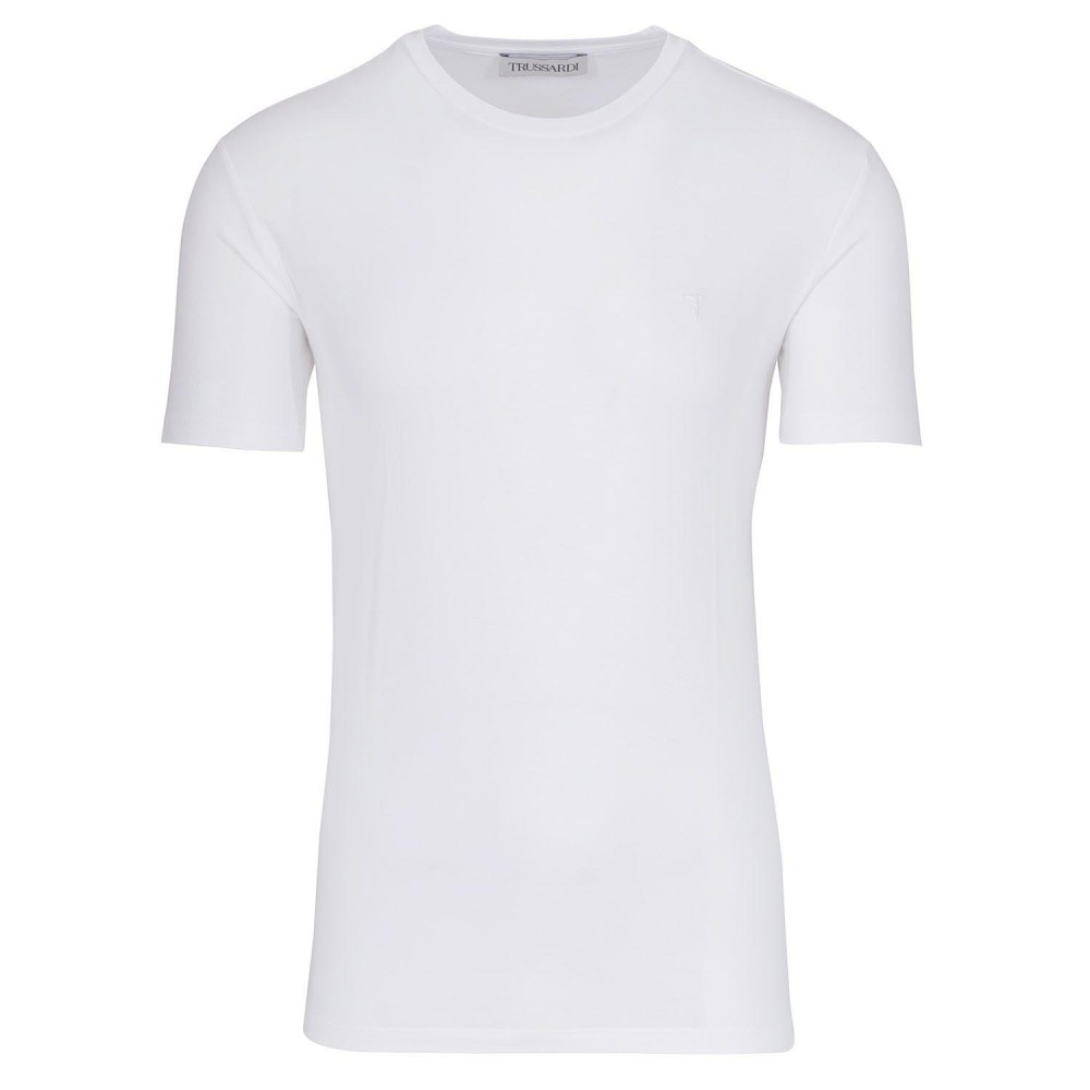 TRUSSARDI JEANS Λευκό T-Shirt C Neck - 352T00499-1T003614