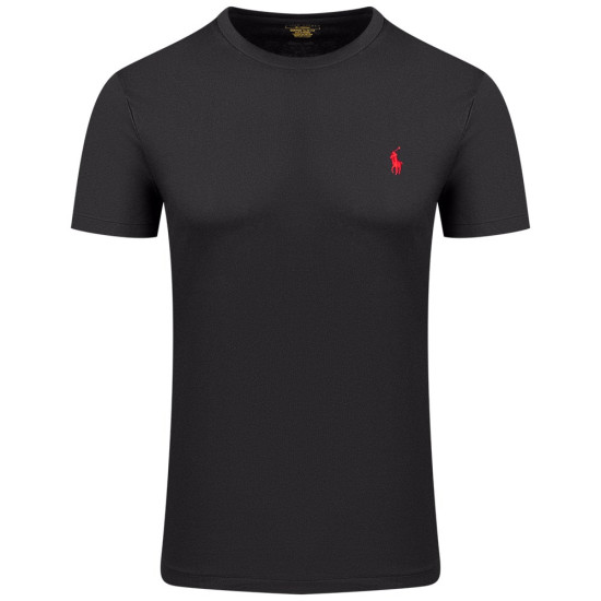POLO RALPH LAUREN Μαύρο T-shirt C Neck - 3710680785001