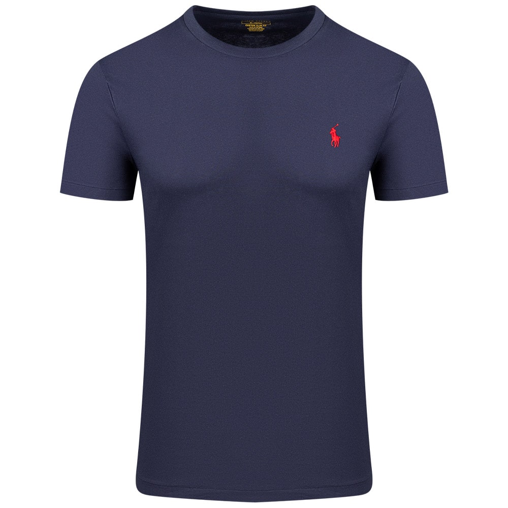 POLO RALPH LAUREN Μπλε T-shirt C Neck - 3710680785004