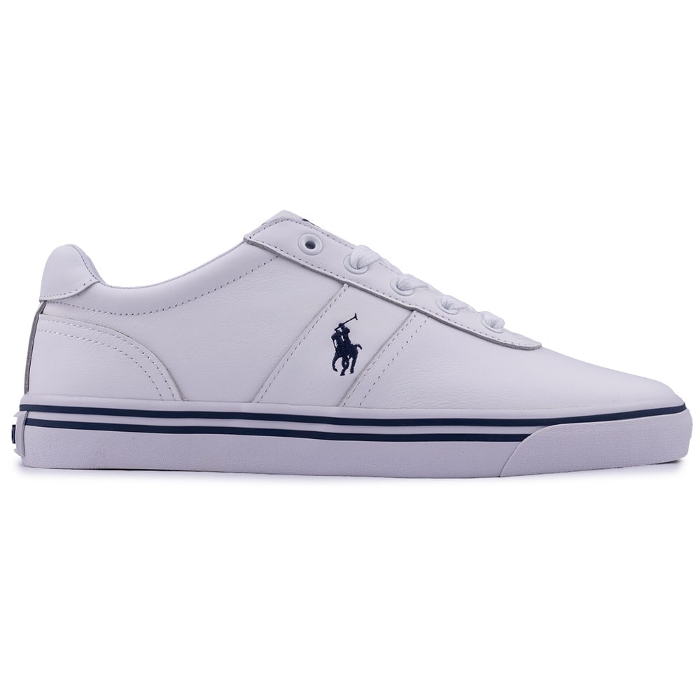 POLO RALPH LAUREN Λευκά Sneakers 100% Leather - 3816765046002