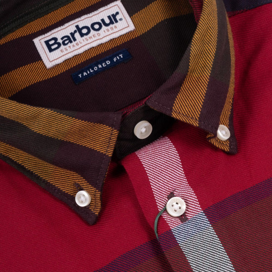 BARBOUR Κόκκινο Πουκάμισο Καρό Button Down - 3BRMSH4980